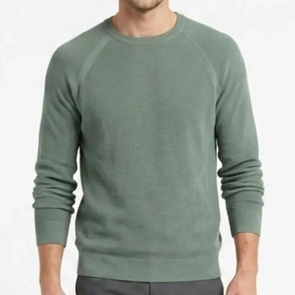 J. Crew Men's Crewneck Sweater Sage Green Size Large New With Tags Condition